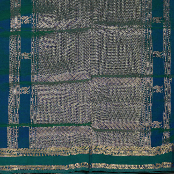 Hayagrivas Mayilkazhuthu Pure Kanchi Silk Cotton Saree KBE1695K7-13