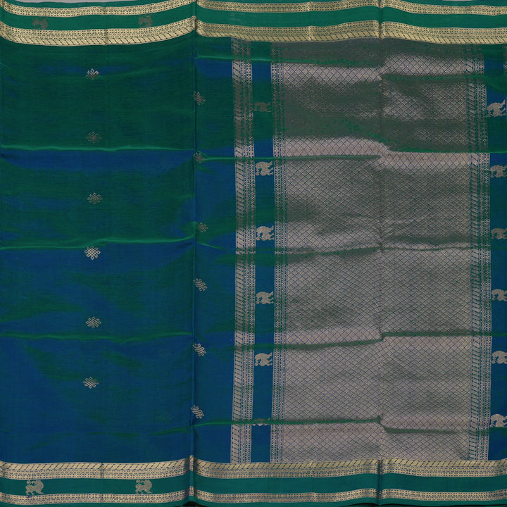 Hayagrivas Mayilkazhuthu Pure Kanchi Silk Cotton Saree KBE1695K7-13