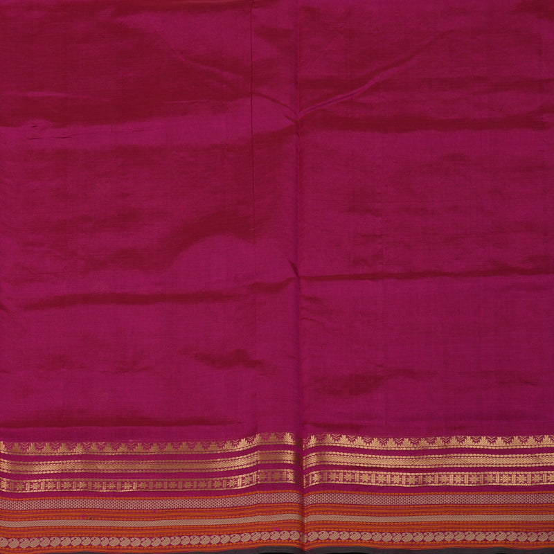 Hayagrivas Rani Pink Pure Kanchi Silk Cotton Saree KBE1695K7-2