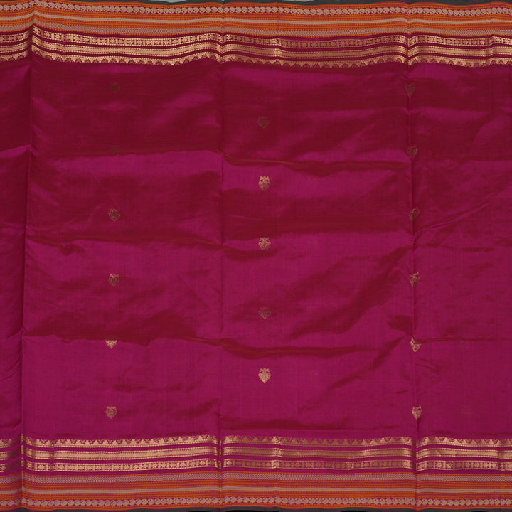 Hayagrivas Rani Pink Pure Kanchi Silk Cotton Saree KBE1695K7-2