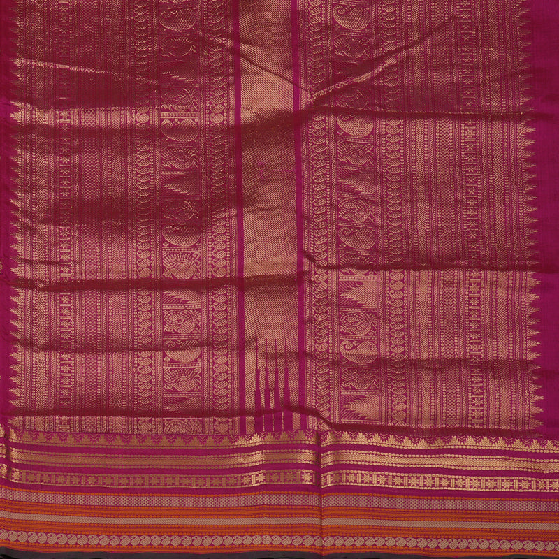 Hayagrivas Rani Pink Pure Kanchi Silk Cotton Saree KBE1695K7-2