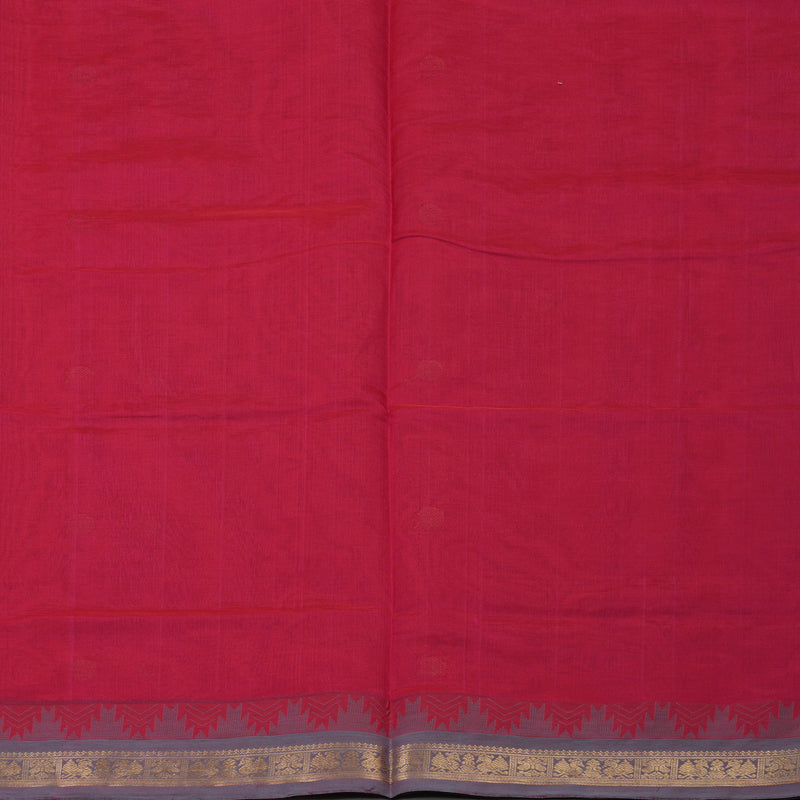 Hayagrivas Pink Pure Silk Cotton Saree KBE1695K8-1