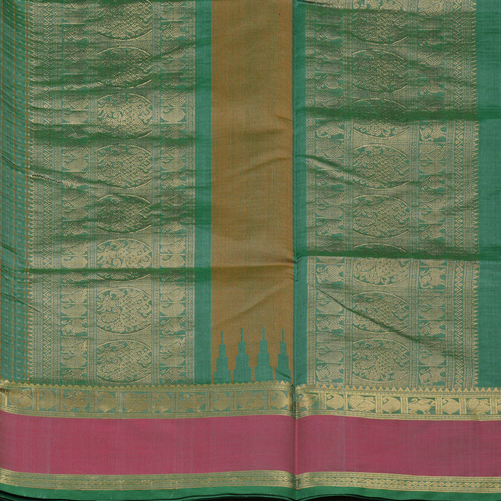 Hayagrivas Light Green Soft Kanchi Silk Cotton Saree KBE1695K9-3