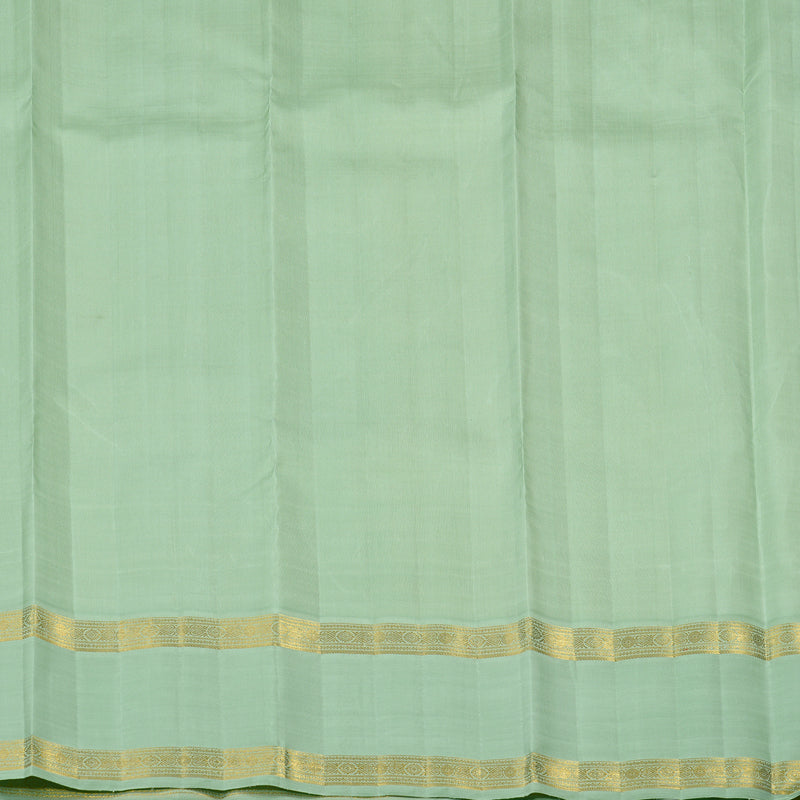 Hayagrivas Sandal Handloom Kanjivaram Silk Saree with Light Pastel Green Border KBE16D1-2