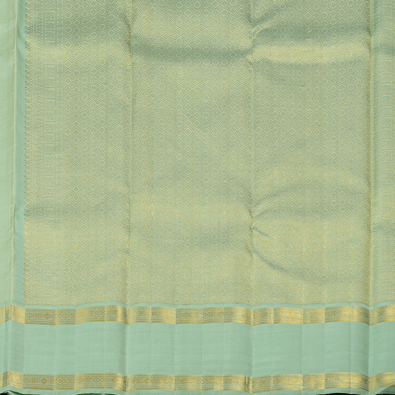 Hayagrivas Sandal Handloom Kanjivaram Silk Saree with Light Pastel Green Border KBE16D1-2