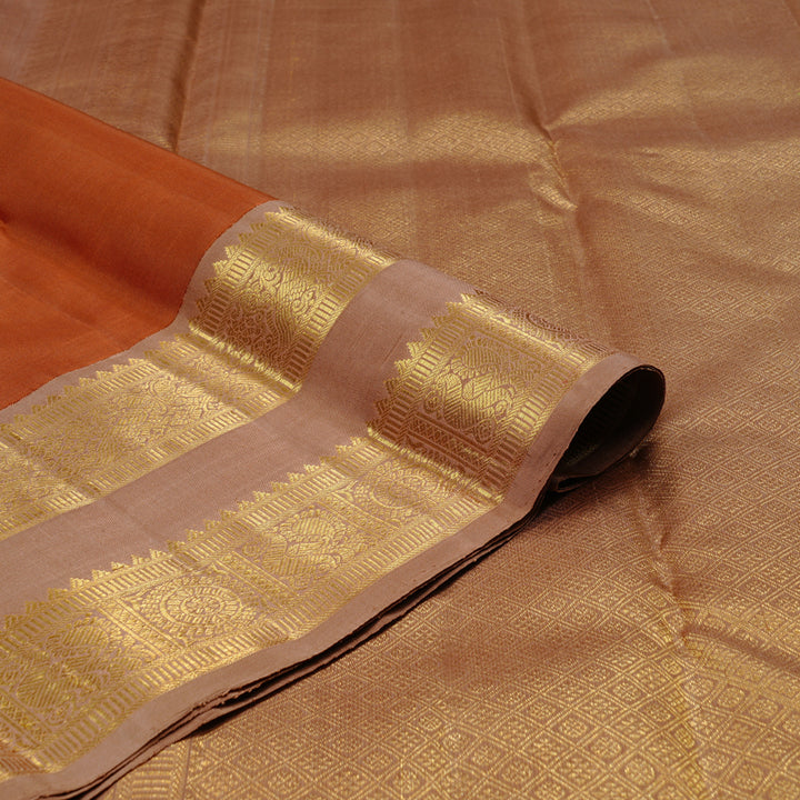 Hayagrivas Handloom Retta Pettu Korvai Kanjivaram Silk Saree KBE16B2-5