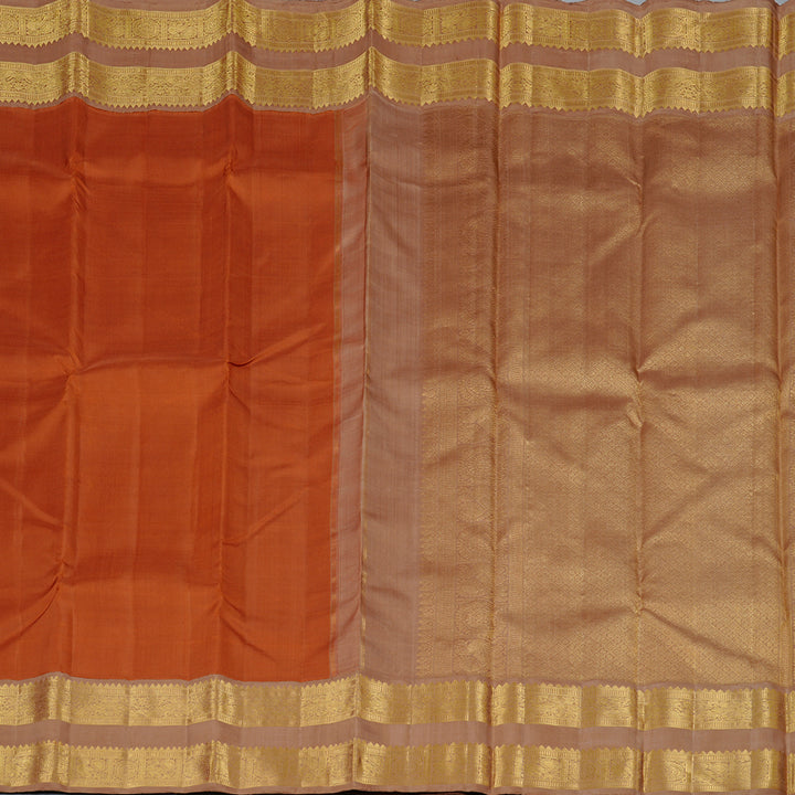 Hayagrivas Handloom Retta Pettu Korvai Kanjivaram Silk Saree KBE16B2-5