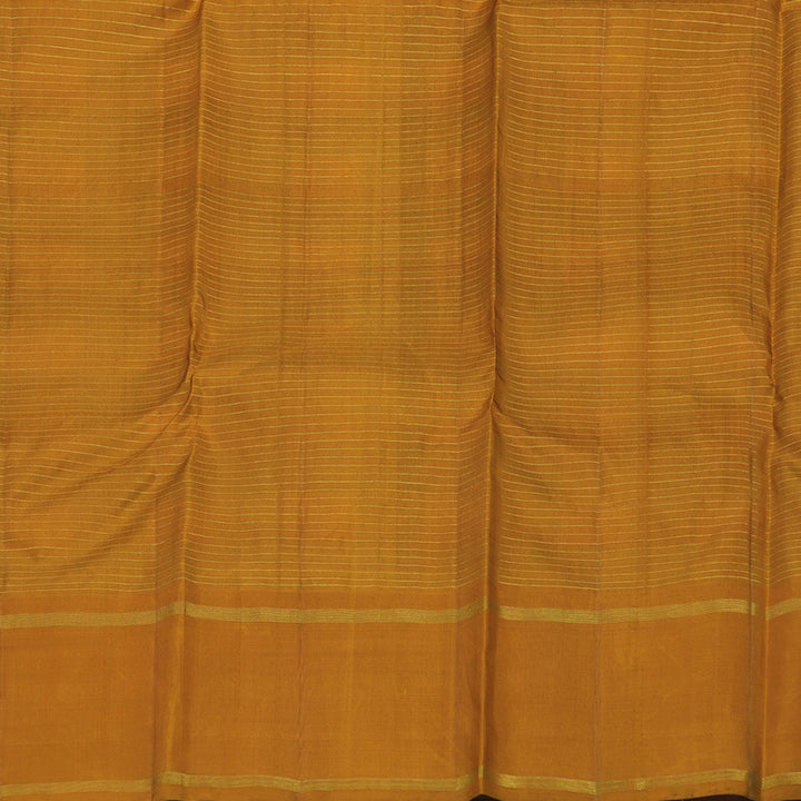 Hayagrivas Handloom Multicolour Checks Kanjivaram Silk Saree with Kilangu Manjal border KBE1707K11-1