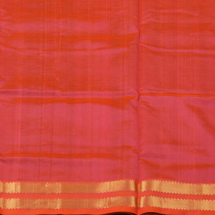 Hayagrivas Deep Brown Pure Silk Cotton Saree KBE1718K1-5