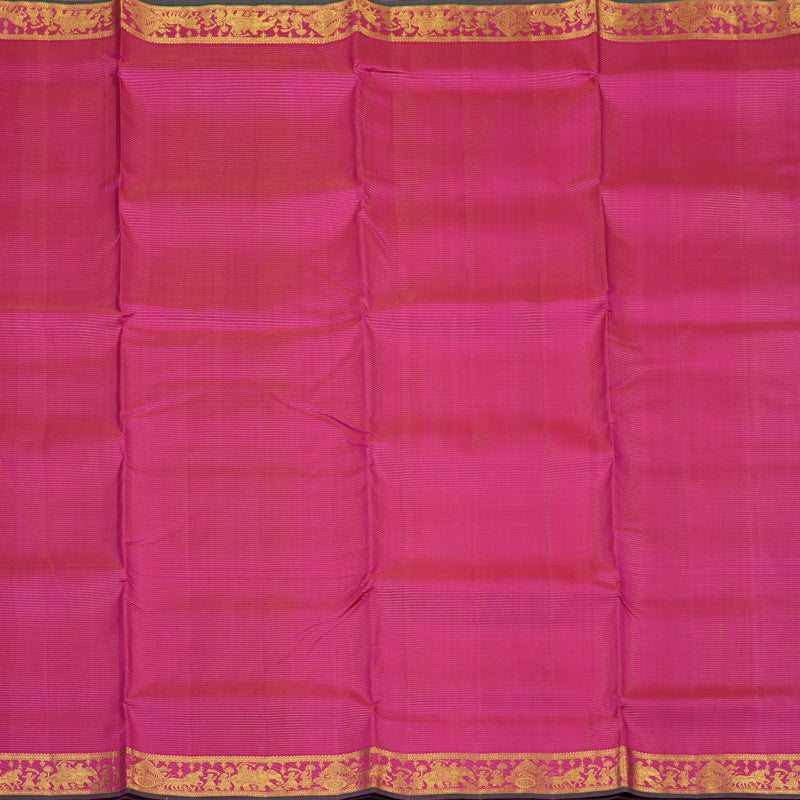 Hayagrivas Handloom Magenta Ten Yards Silk Saree KBE1721K10-1