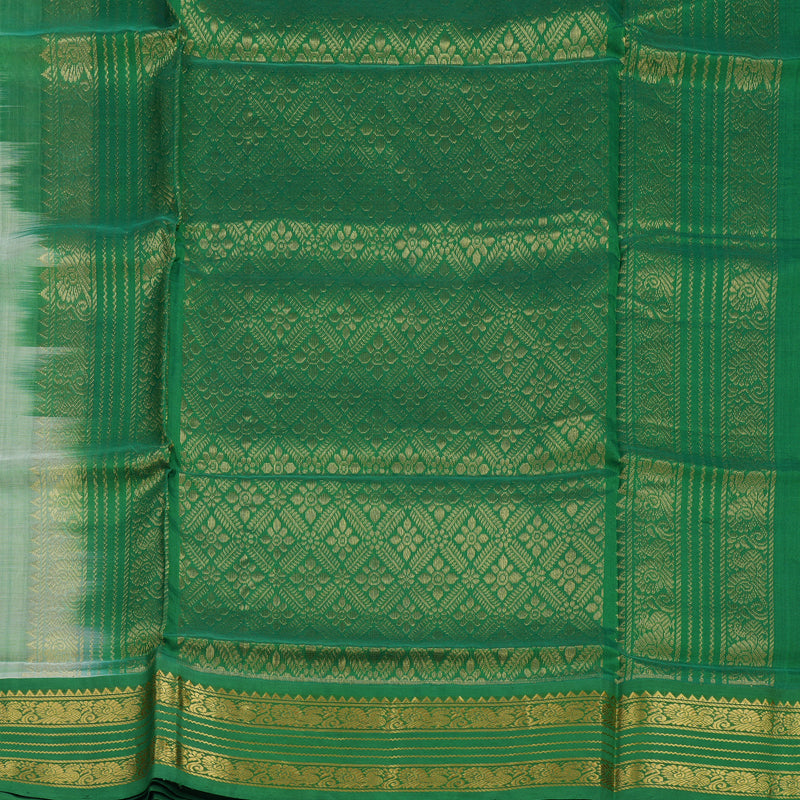 Hayagrivas Ivory Pure Silk Cotton Saree KBE1723K10-1