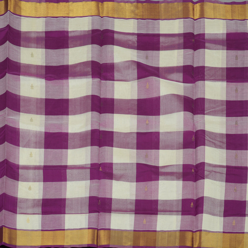 Hayagrivas Multicolour Checks Pure Silk Cotton Saree KBE1723K5-1