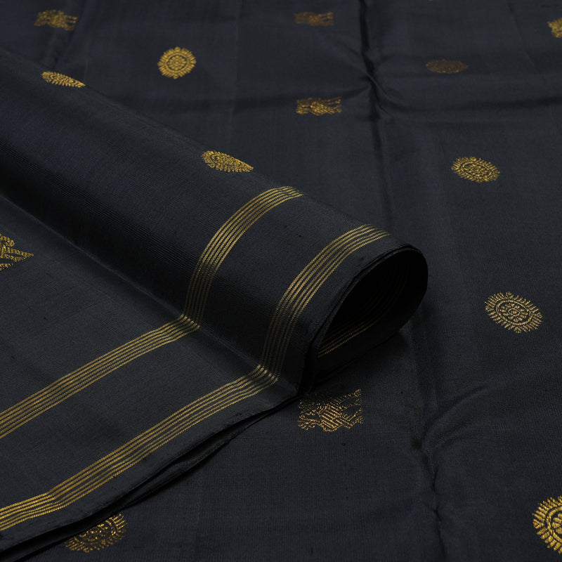 Hayagrivas Handloom Deep Nagapazham Kanjivaram Silk Saree with Rettapet KBE1733K1-1