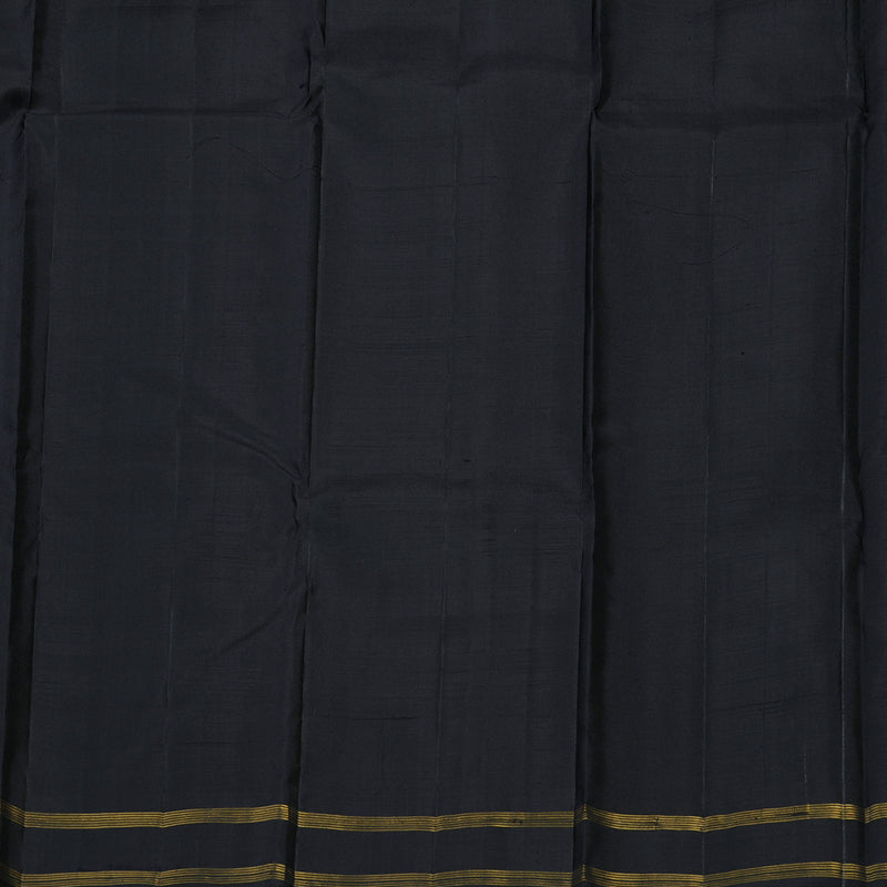 Hayagrivas Handloom Deep Nagapazham Kanjivaram Silk Saree with Rettapet KBE1733K1-1