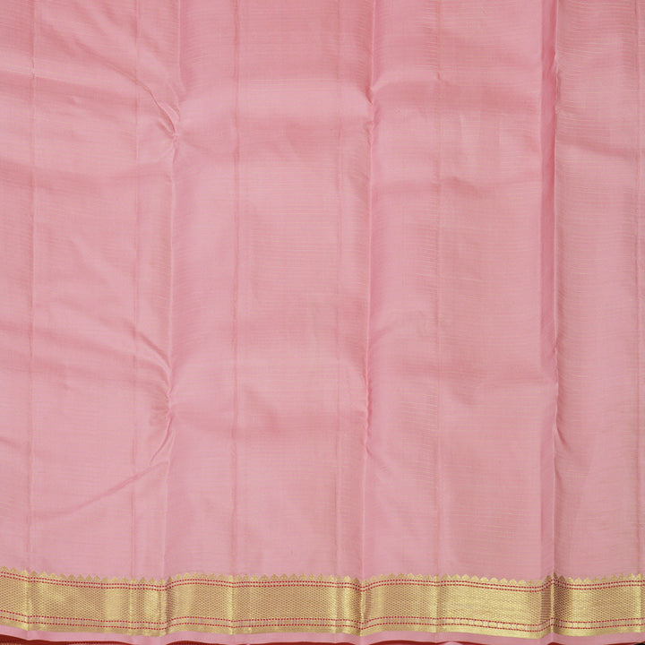 Hayagrivas Handloom Baby Pink Kanjivaram Silk Saree KBE1736K11-1