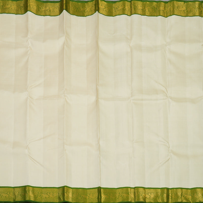 Hayagrivas Handloom Sandal Kanjivaram Silk Saree with Mehandi Green Border KBE1741K3-5