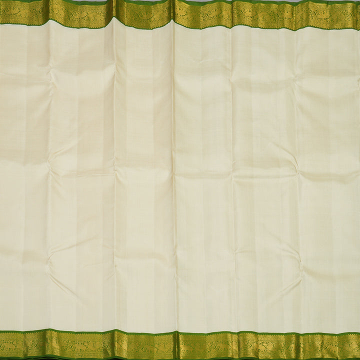 Hayagrivas Handloom Sandal Kanjivaram Silk Saree with Mehandi Green Border KBE1741K3-5