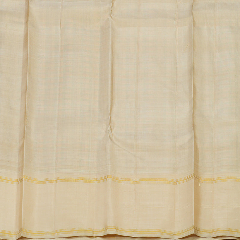 Hayagrivas Handloom Multicolour Checks Kanjivaram Silk Saree with Beige Border KBE1745K1-1