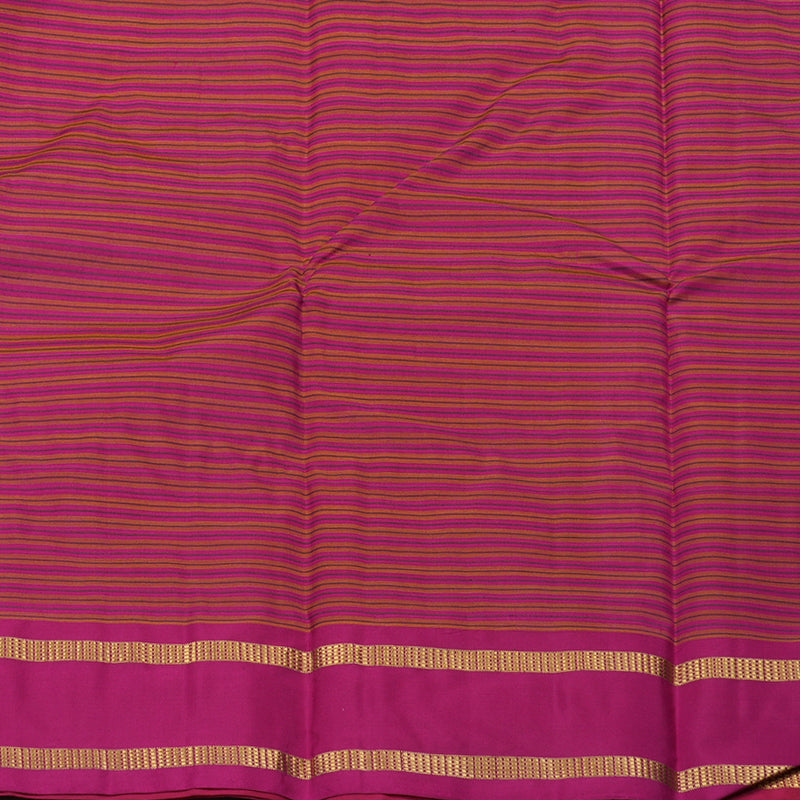 Hayagrivas Multicolour Stripes Kanjivaram Silk Saree KBE1752K1-40