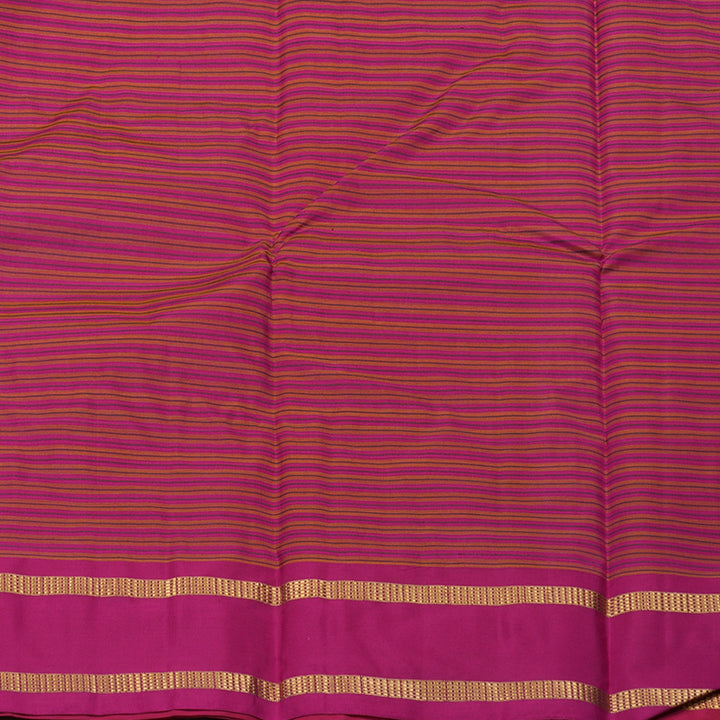 Hayagrivas Multicolour Stripes Kanjivaram Silk Saree KBE1752K1-40
