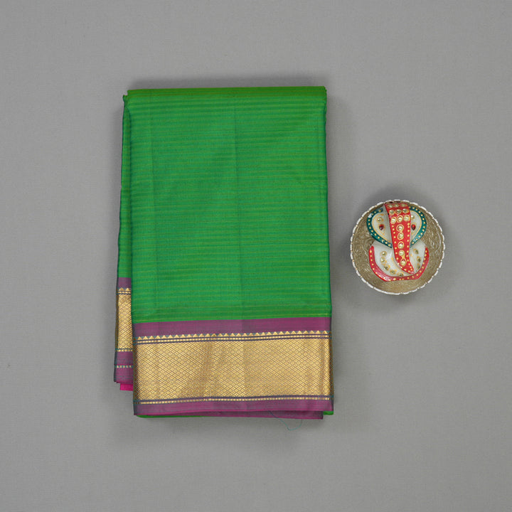 Hayagrivas Green Kanjivaram Silk Saree KBE1752K1-82
