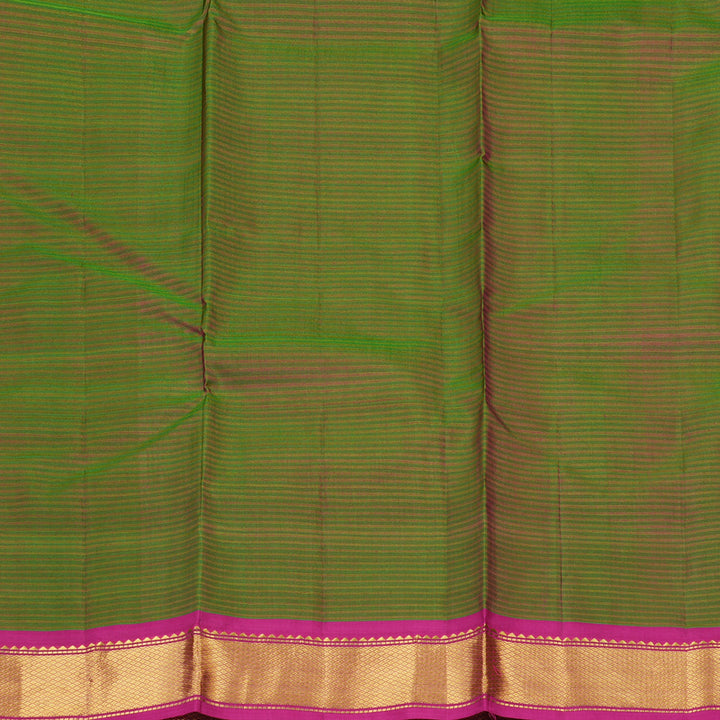 Hayagrivas Green Kanjivaram Silk Saree KBE1752K1-82