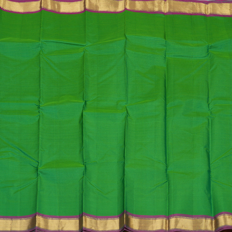 Hayagrivas Green Kanjivaram Silk Saree KBE1752K1-82