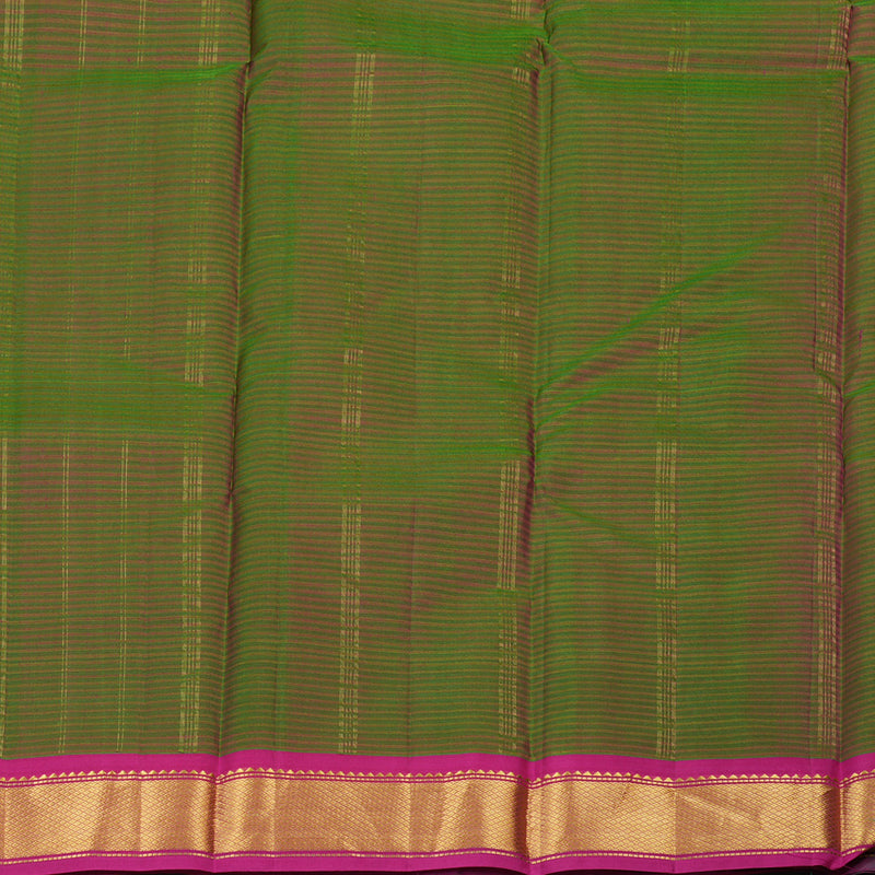 Hayagrivas Green Kanjivaram Silk Saree KBE1752K1-82