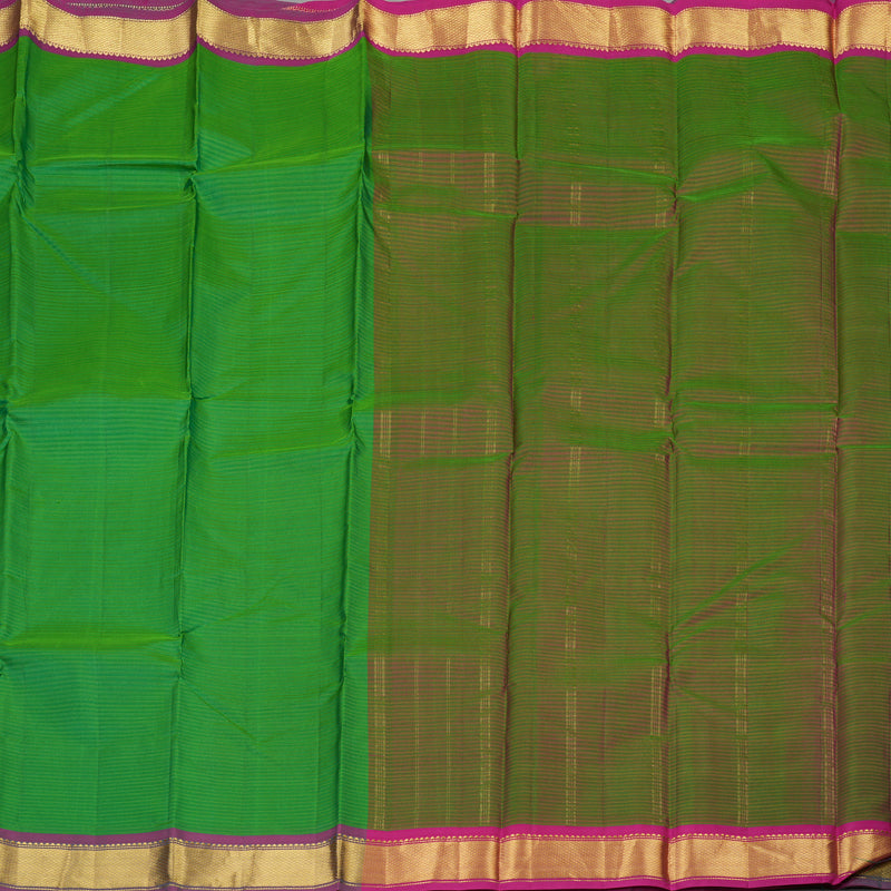 Hayagrivas Green Kanjivaram Silk Saree KBE1752K1-82