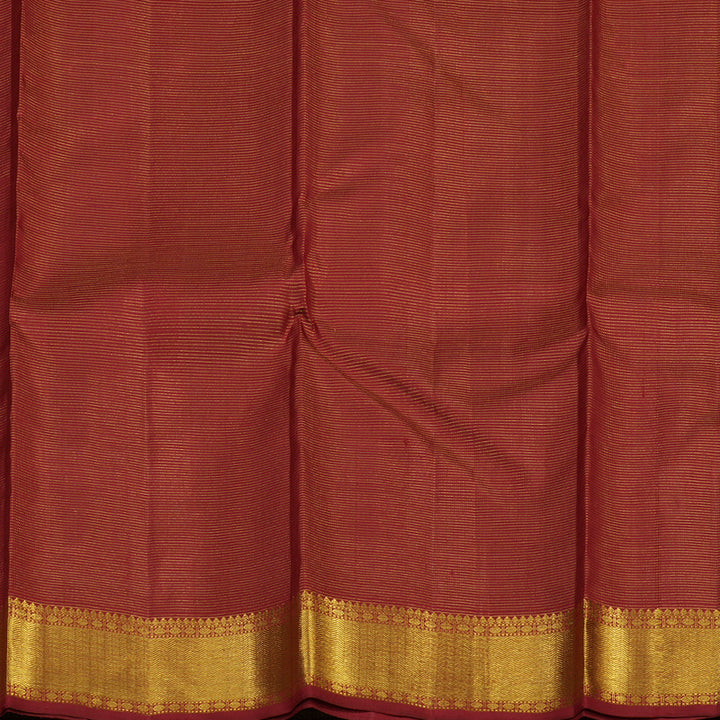 Hayagrivas Handloom Maroon Kanjivaram Silk Saree KBE1755K7-1