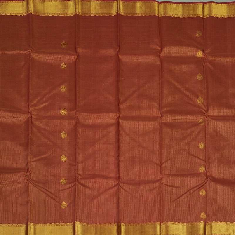 Hayagrivas Handloom Maroon Kanjivaram Silk Saree KBE1755K7-1