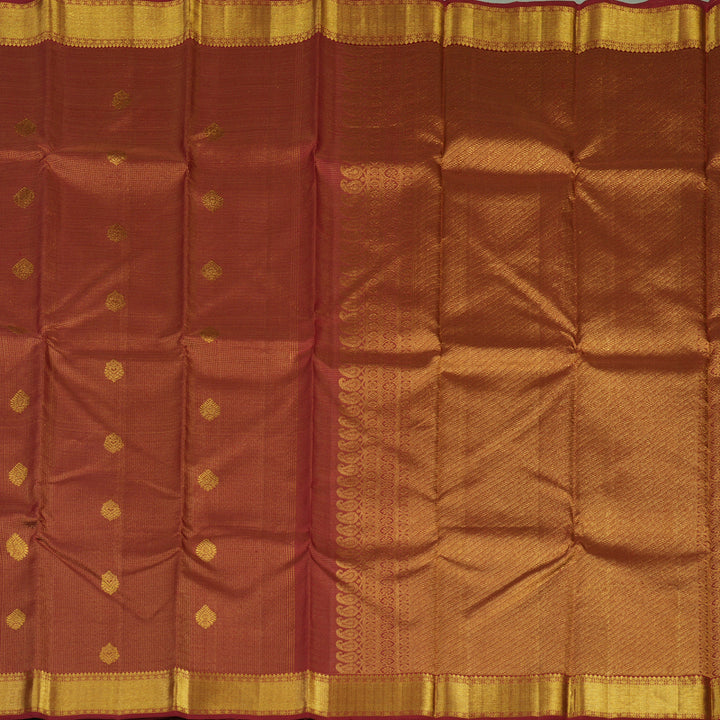 Hayagrivas Handloom Maroon Kanjivaram Silk Saree KBE1755K7-1