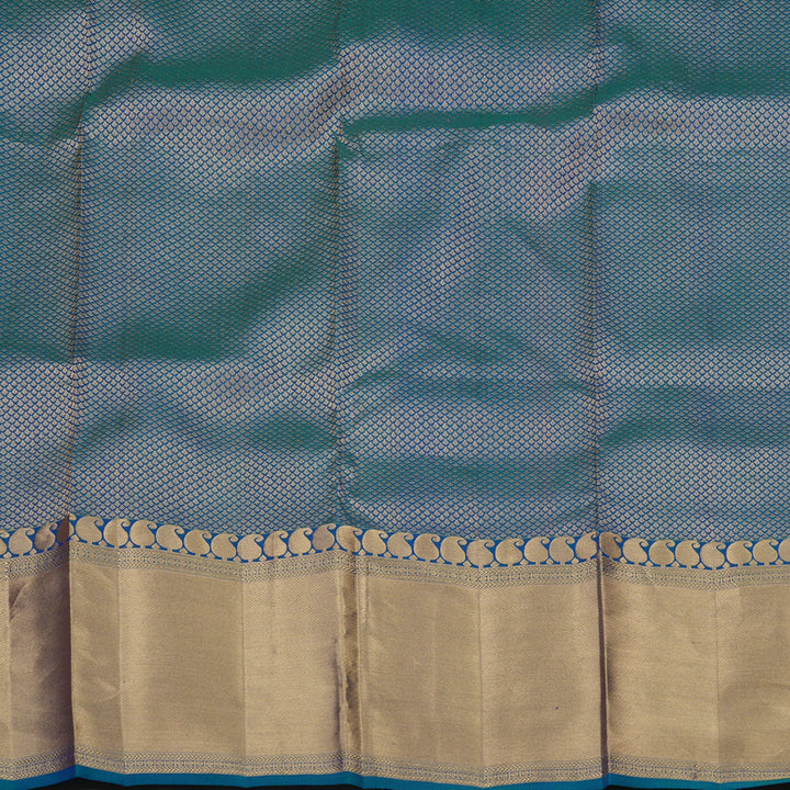 Hayagrivas Handloom Mayilkazhuthu Kanjivaram Silk Saree KBE1757K11-7