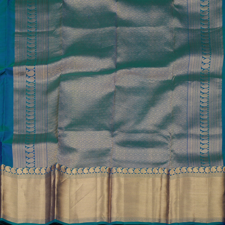 Hayagrivas Handloom Mayilkazhuthu Kanjivaram Silk Saree KBE1757K11-7