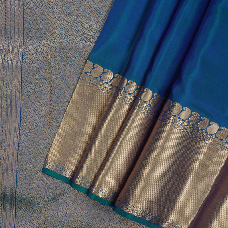 Hayagrivas Handloom Mayilkazhuthu Kanjivaram Silk Saree KBE1757K11-7