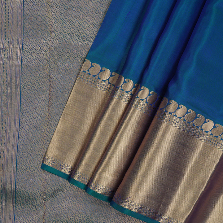 Hayagrivas Handloom Mayilkazhuthu Kanjivaram Silk Saree KBE1757K11-7