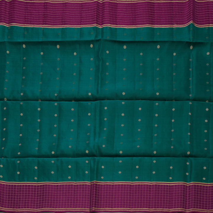 Hayagrivas Peacock Green Pure Soft Silk Saree KBE1762K1-17