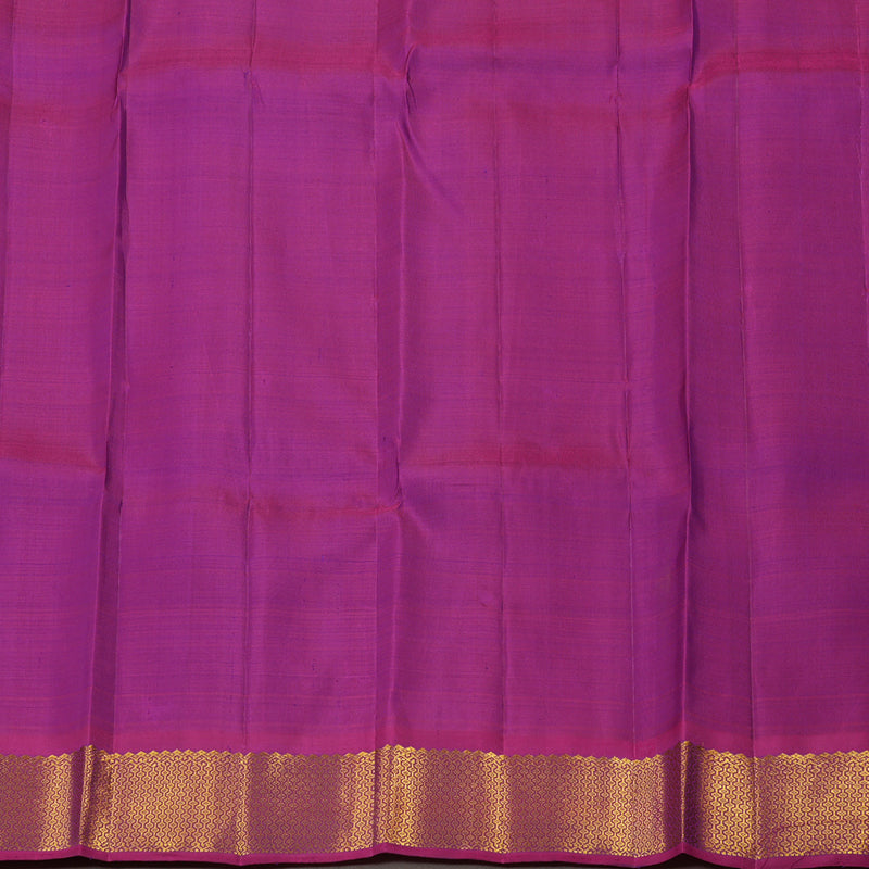 Hayagrivas Handloom Kanjivaram silk saree in Purplish blue KBE176D15-1