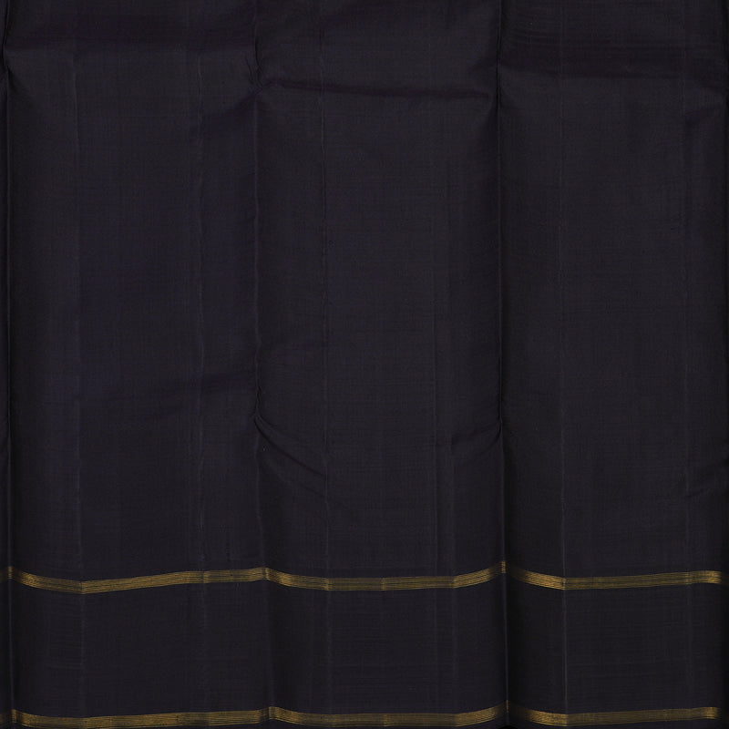 Hayagrivas Handloom Multicolour Checks Kanjivaram Silk Saree with Nagapazham border KBE176D7-1
