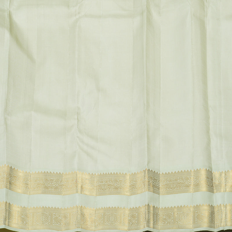 Hayagrivas Handloom Pastel Pink Kanjivaram Silk Saree with Mild Pista Green border KBE1775K2-2