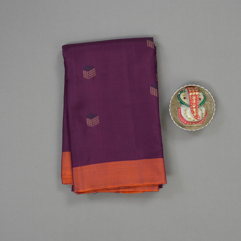 Hayagrivas Purple Pure Soft Silk Saree KBE1781K1-6