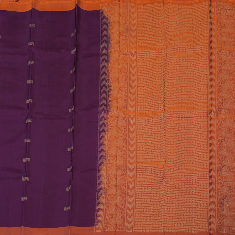 Hayagrivas Purple Pure Soft Silk Saree KBE1781K1-6
