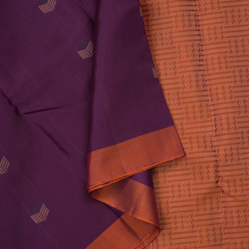 Hayagrivas Purple Pure Soft Silk Saree KBE1781K1-6