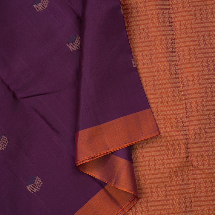 Hayagrivas Purple Pure Soft Silk Saree KBE1781K1-6