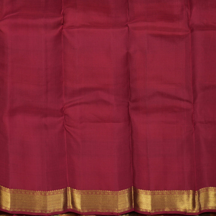 Hayagrivas Handloom Paalum Pazhamum Checks Kanjivaram Silk Saree KBE1788K1-1
