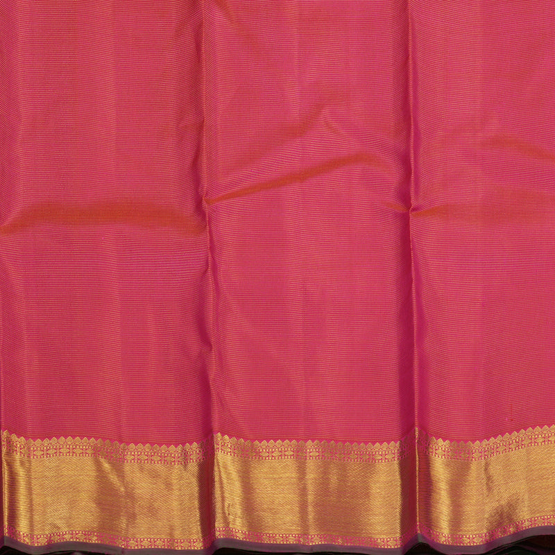 Hayagrivas Handloom Pink Kanjivaram Silk Saree KBE1794K3-1