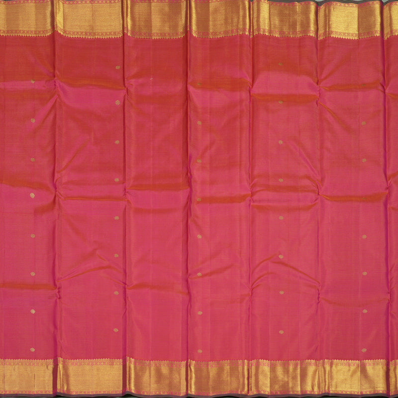 Hayagrivas Handloom Pink Kanjivaram Silk Saree KBE1794K3-1