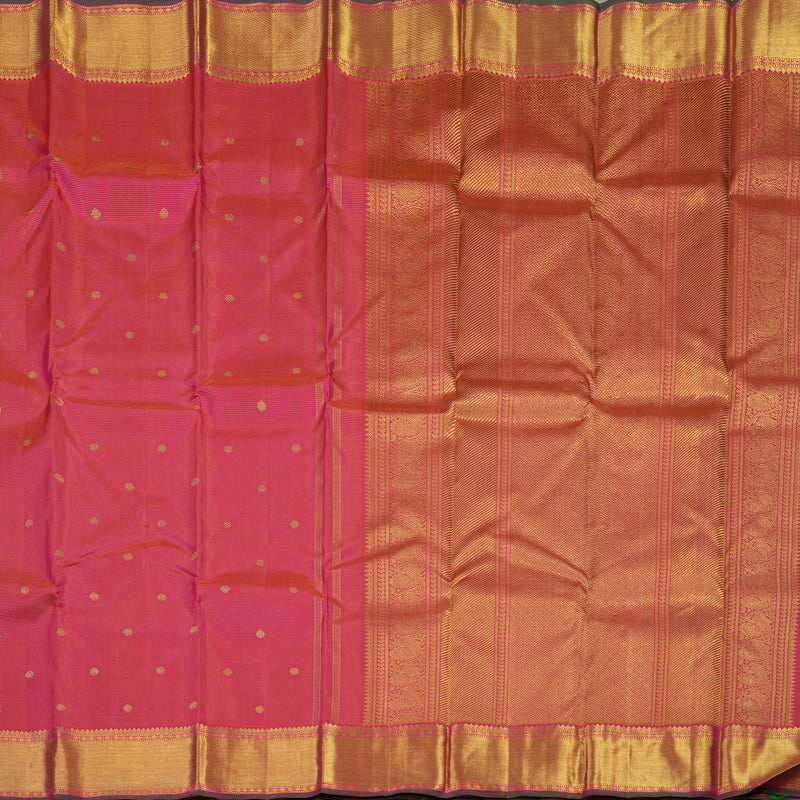 Hayagrivas Handloom Pink Kanjivaram Silk Saree KBE1794K3-1
