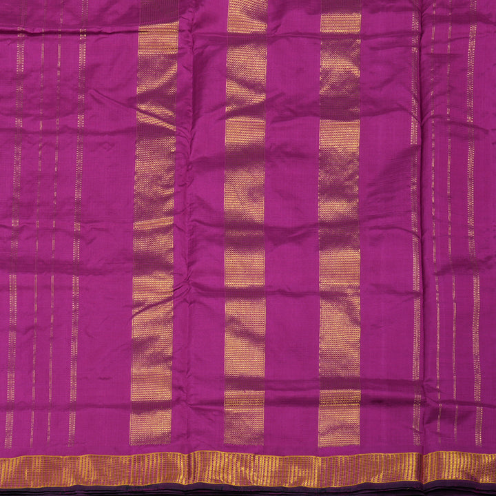 Hayagrivas Purple Pure Ten Yards Silk Saree KBE1797K2-2