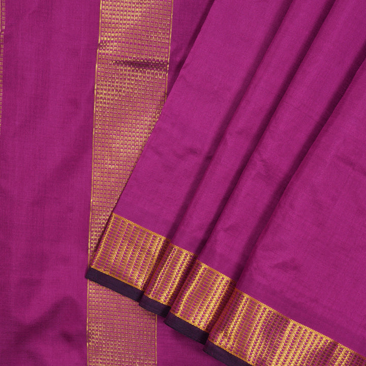 Hayagrivas Purple Pure Ten Yards Silk Saree KBE1797K2-2